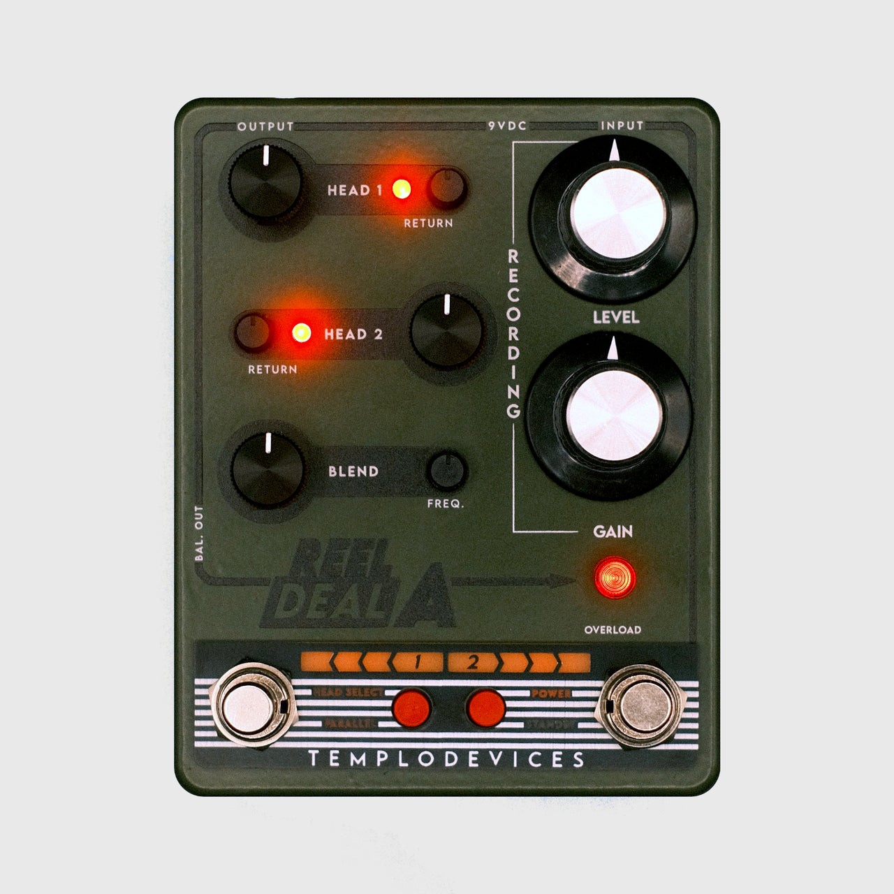 Reel Deal A Preamp and Dual Delay