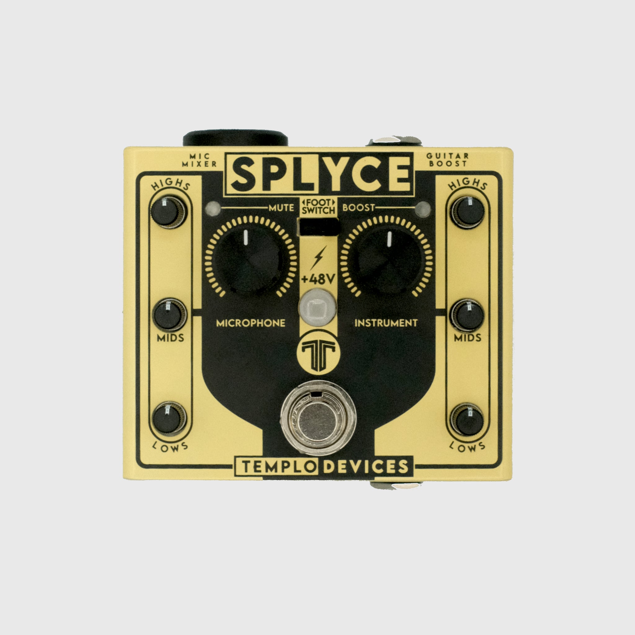 mic switch pedal SPLYCE V2 Mini Mixer
